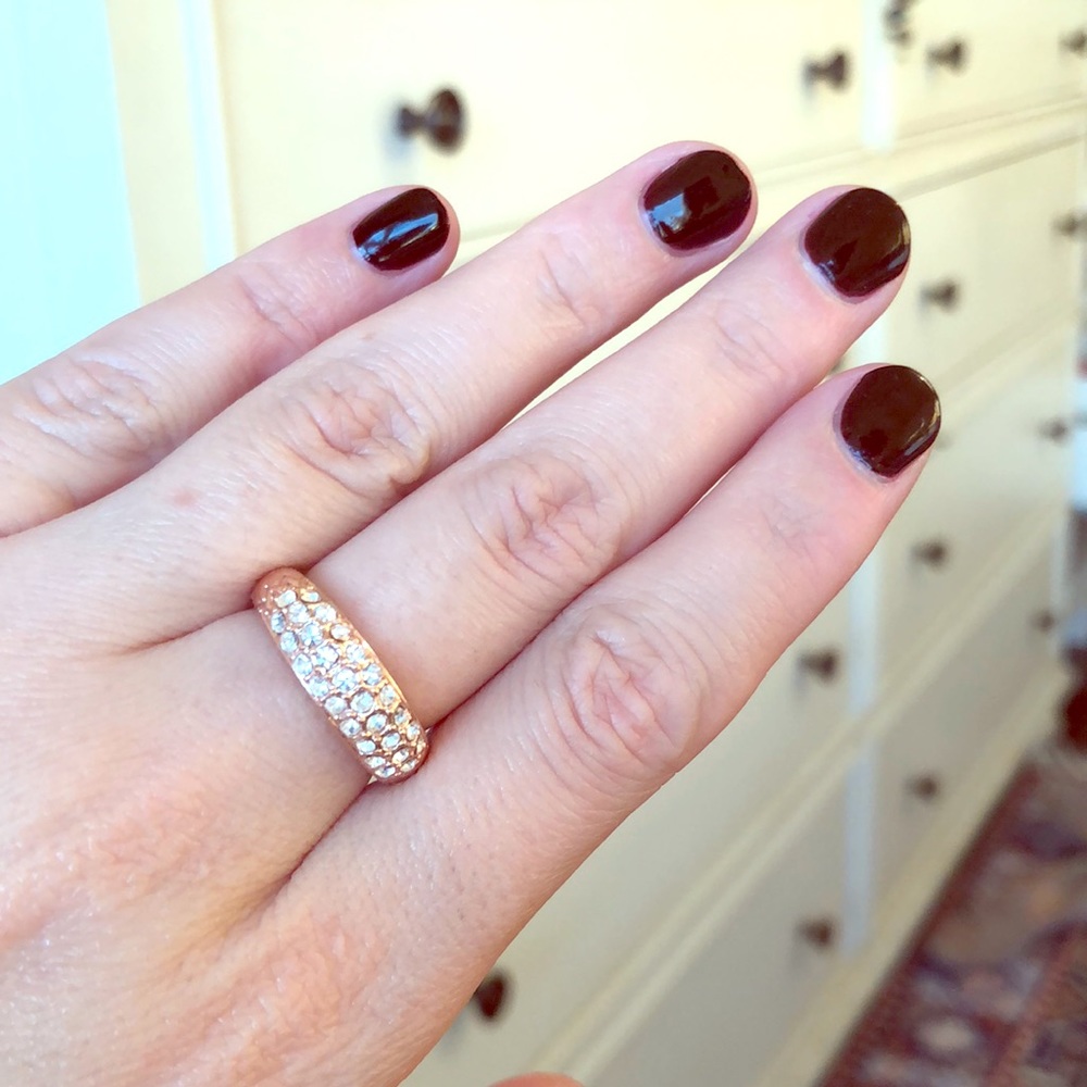 CZ band ring